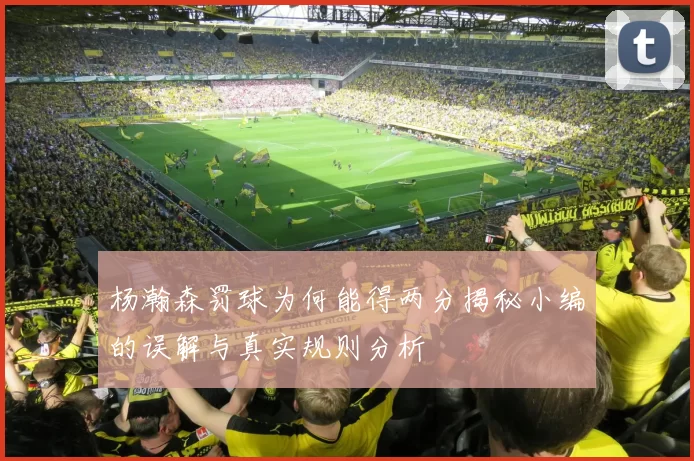 杨瀚森罚球为何能得两分揭秘小编的误解与真实规则分析